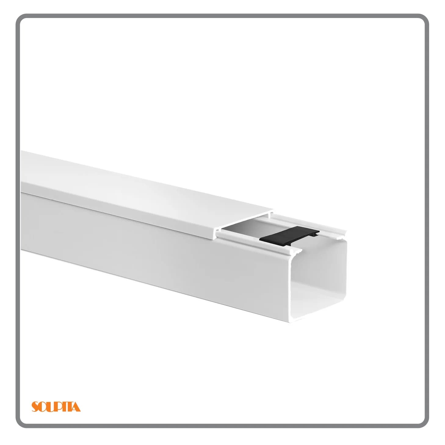 داکت 40*40 سوپیتا (بست دار) دارای بست نگهدارنده کابل