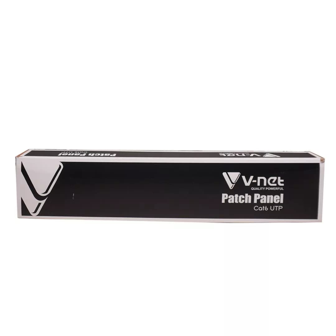 پچ پنل 24 پورت UTP Cat6 وی نت V-LP10 — تصویر ۸
