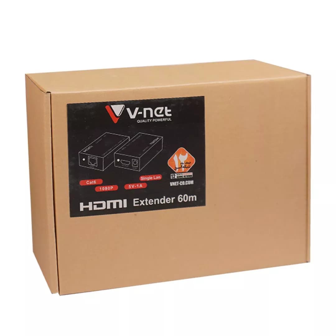 اکستندر HDMI تا 60 متر وی نت V-K451 — تصویر ۷