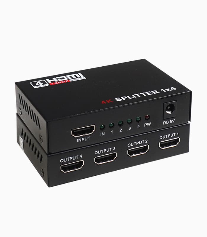 اسپلیتر 4 پورت HDMI وی نت V-K104