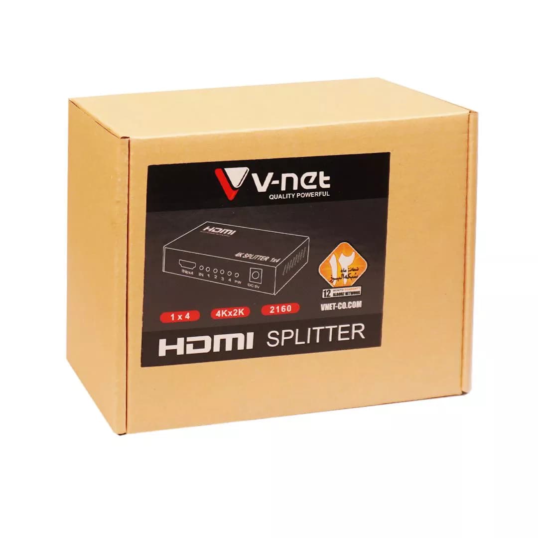 اسپلیتر 4 پورت HDMI وی نت V-K104 — تصویر ۳