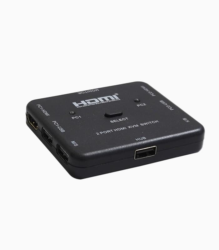 کی وی ام سوئیچ 2 پورت HDMI دستی وی نت V-K302