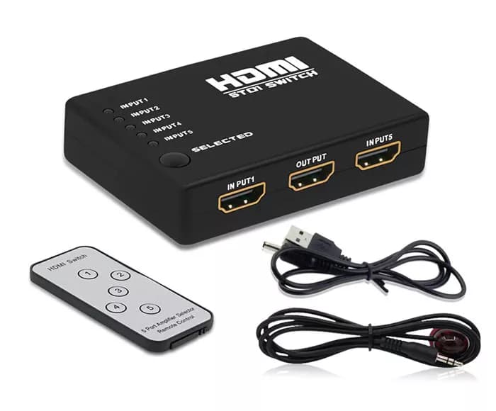 سوییچ 5 پورت HDMI وی نت V-K204 — تصویر ۳