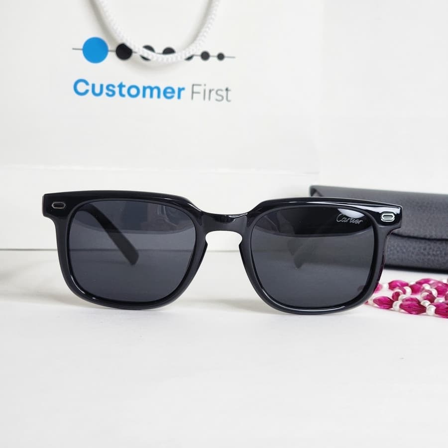 عینک افتابی مردانه مربع cartier کد B874