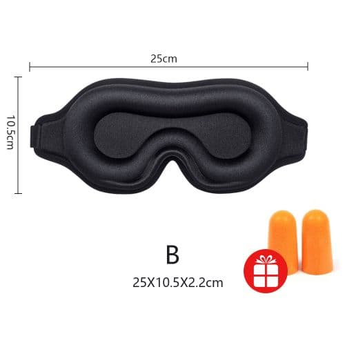 چشم بند استراحت ابریشمی سه بعدی برند Relax Blindfold — تصویر ۳