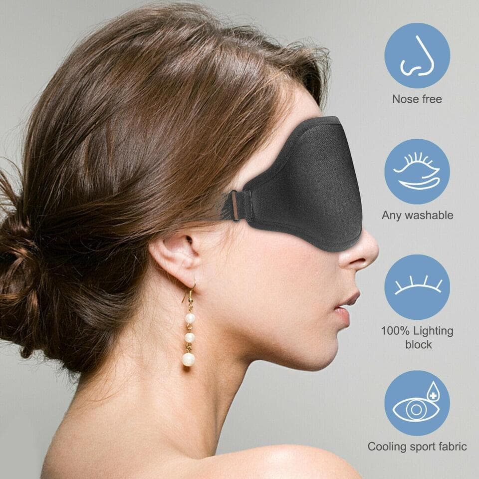 چشم بند استراحت ابریشمی سه بعدی برند Relax Blindfold — تصویر ۷