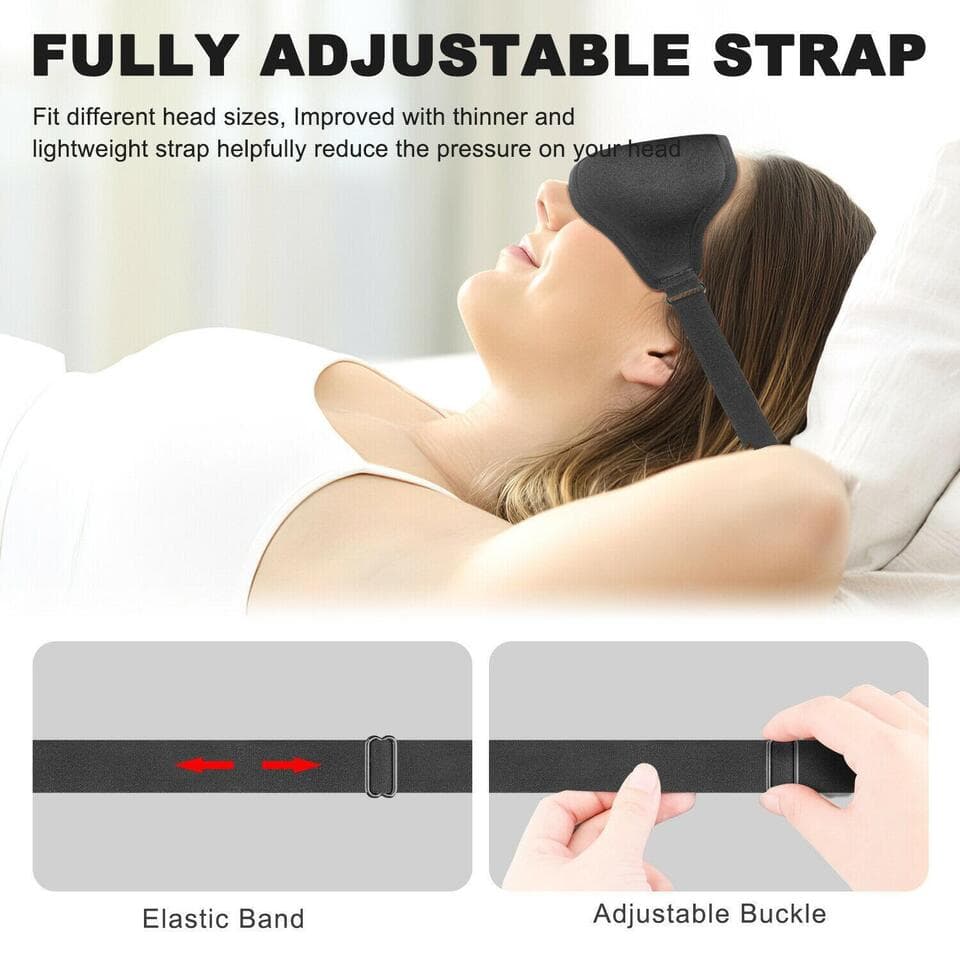 چشم بند استراحت ابریشمی سه بعدی برند Relax Blindfold — تصویر ۵