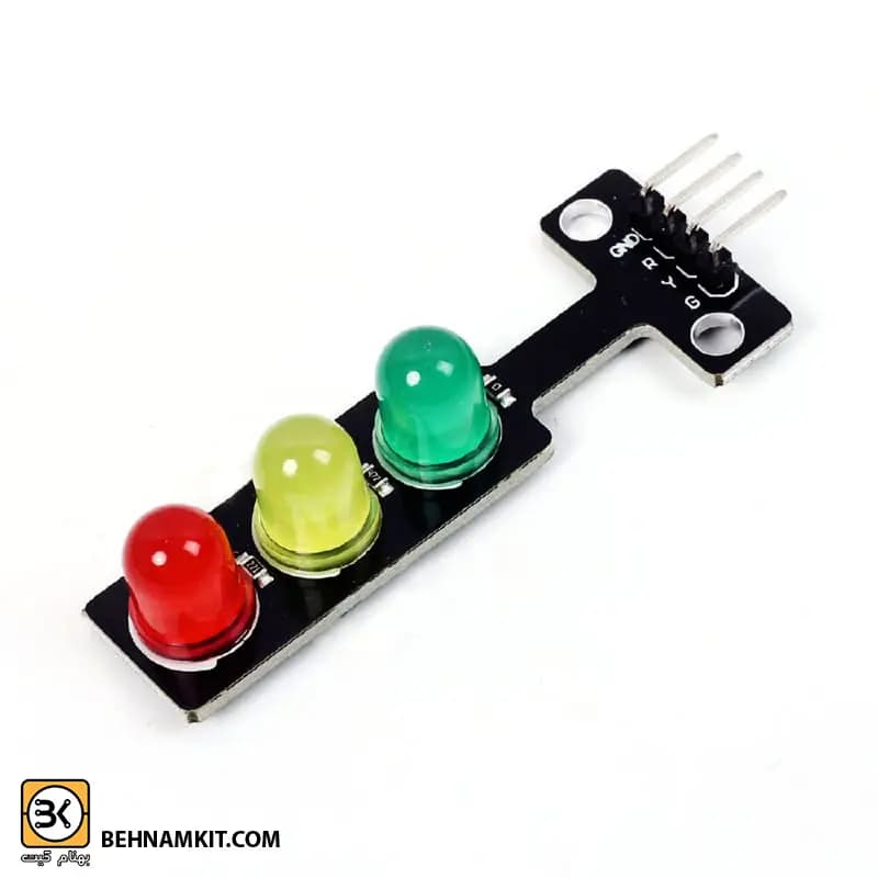 ماژول ترافیک لایت چراغ راهنمایی و رانندگی با LED 5mm