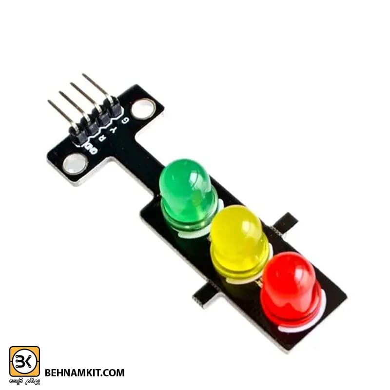 ماژول ترافیک لایت چراغ راهنمایی و رانندگی با LED 5mm — تصویر ۳