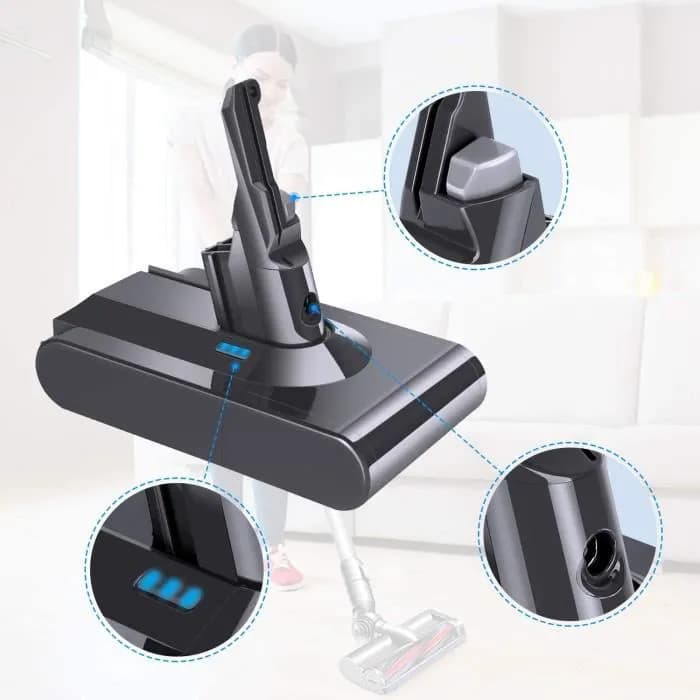 باتری جارو شارژی دایسون Dyson V8 Absolute V8 Fluffy — تصویر ۳
