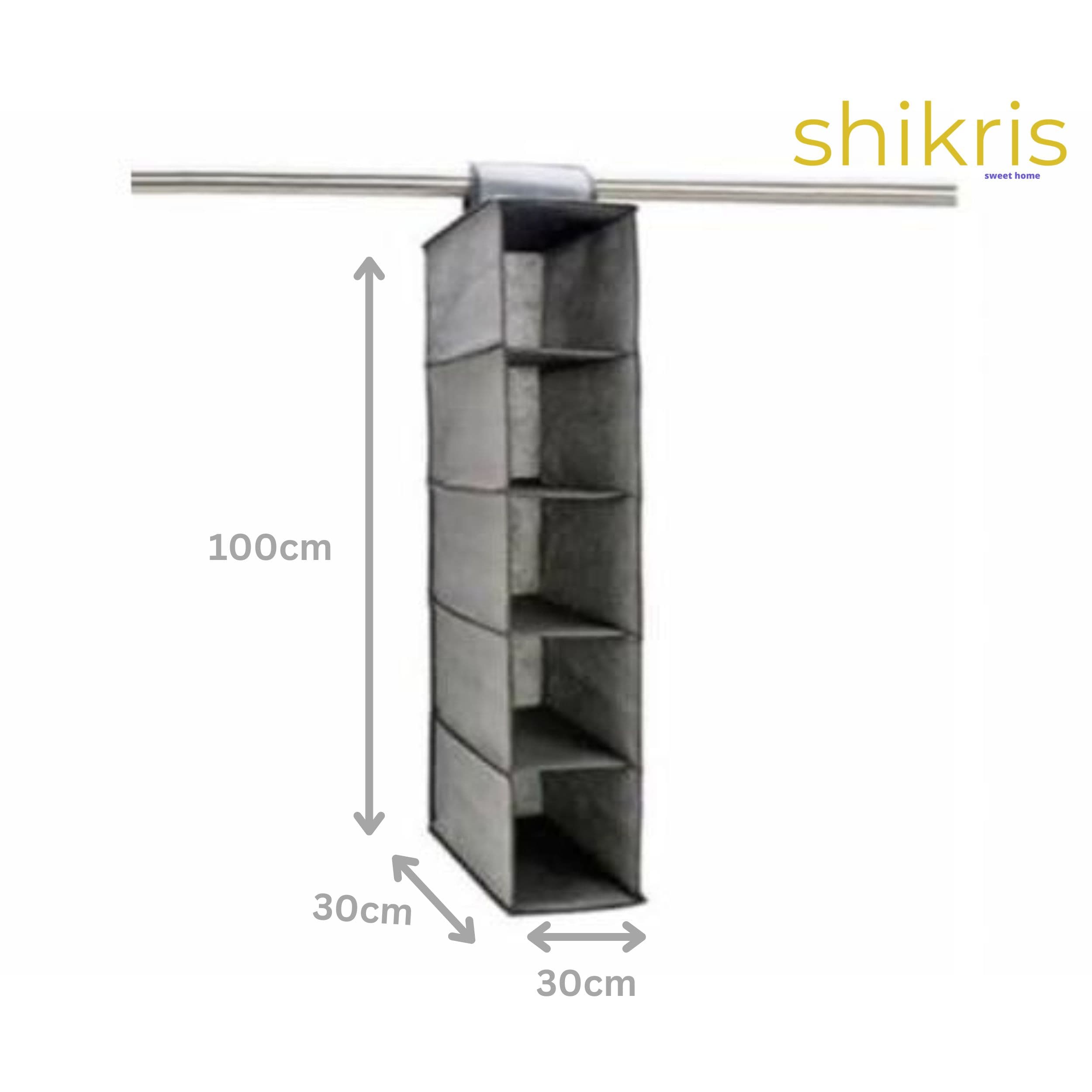 نظم دهنده تو کمدی کیف و کفش 5 طبقه کد 10347