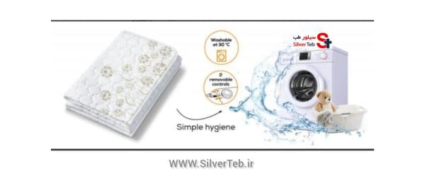 تشک الکتریکی گرما درمانی بیورر دو نفره ضد حساسیت مدل UB68XXL beurer — تصویر ۵