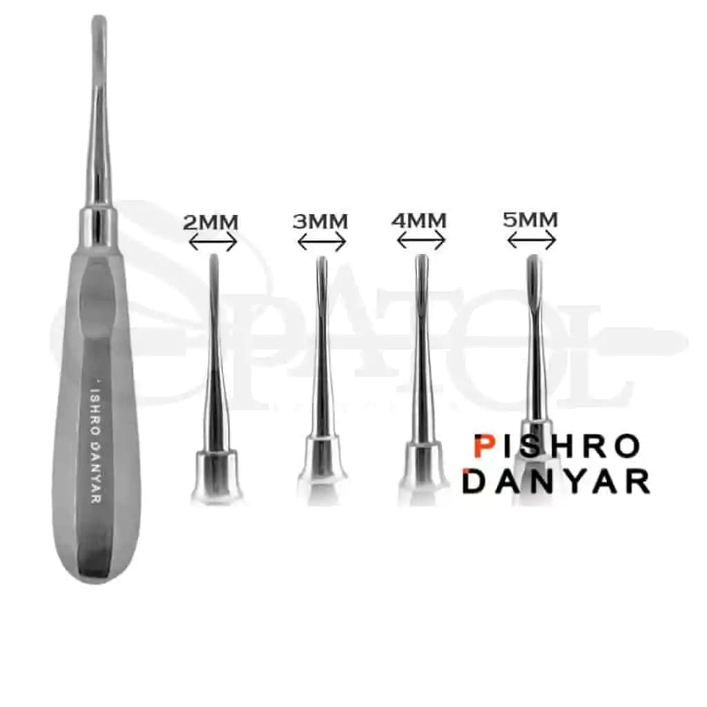 الواتور مستقیم سری A (4سایز) برند پیشرو دنت pishro dent
