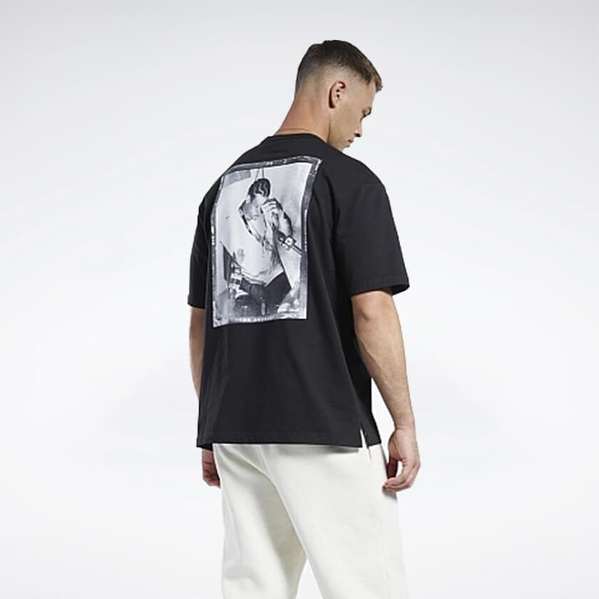 تیشرت مردانه ریباک مدل Reebok Panini Men’s T-Shirt Black HR3177 — تصویر ۴