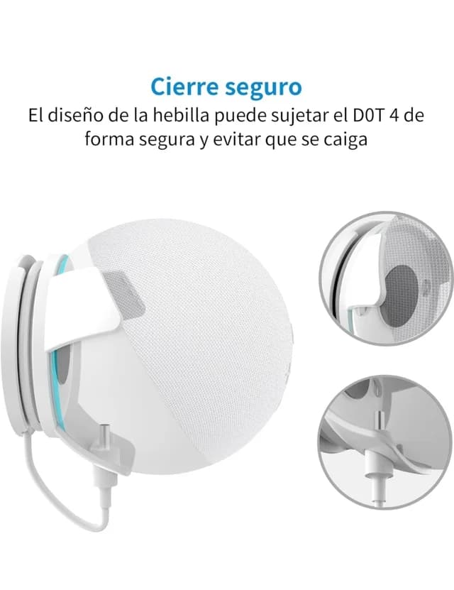 براکت پایه دیواری خروجی اسپیکر SOKUSIN Alexa برای نسل Echo Dot 4 — تصویر ۴