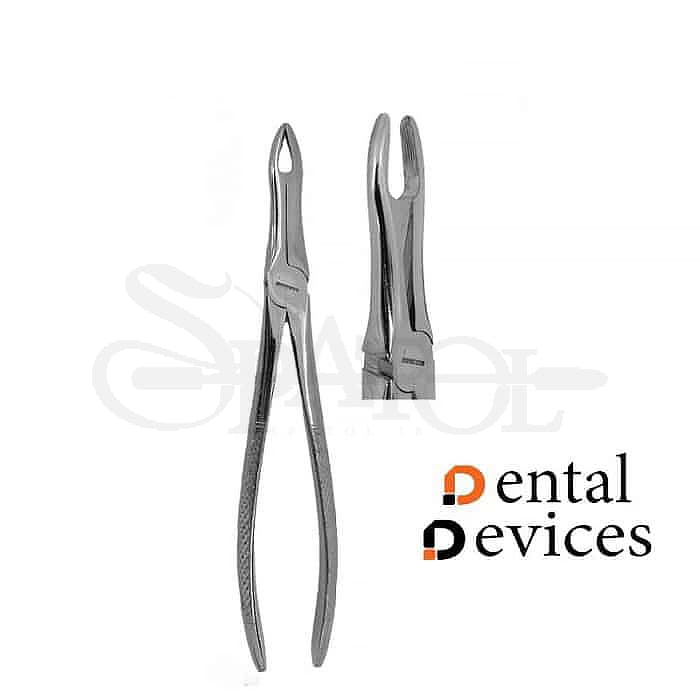 فورسپس ریشه کش بالا قدامی (نوک ظریف) برند دنتال دیوایس DENTAL DEVICES — تصویر ۲