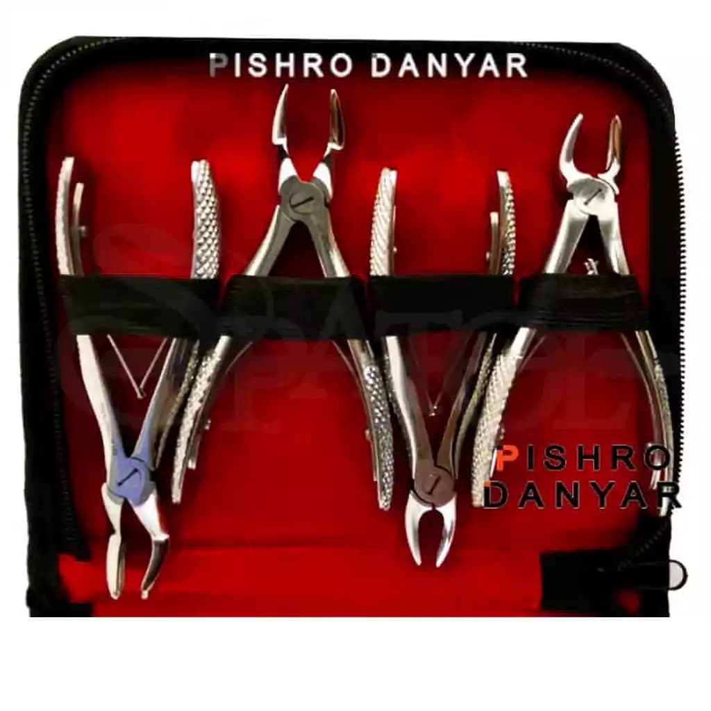 ست فورسپس ۷ عددی اطفال پیشرو Pishro Dent — تصویر ۵