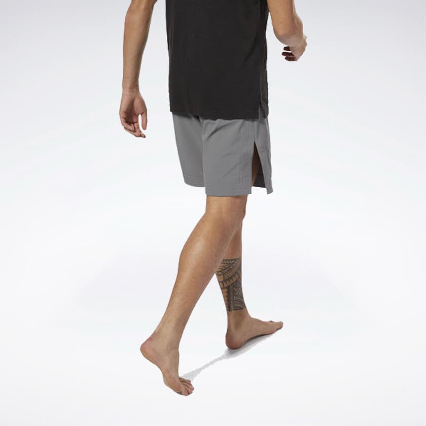شلوارک مردانه ریباک مدل Reebok Combat Boxing Shorts In Grey D96005 — تصویر ۲