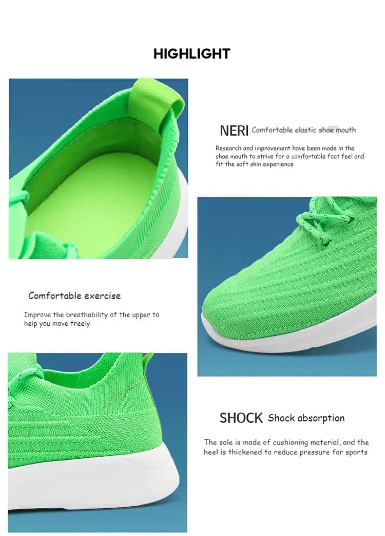 کفش ورزشی میجیا شیائومی FREETIE Cloud Bullet Popcorn Socks Antibacterial Light Running Shoes — تصویر ۷