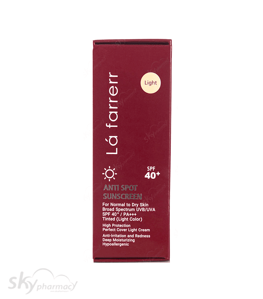 کرم ضد آفتاب SPF40 پوست خشک و معمولی لافارر — تصویر ۳