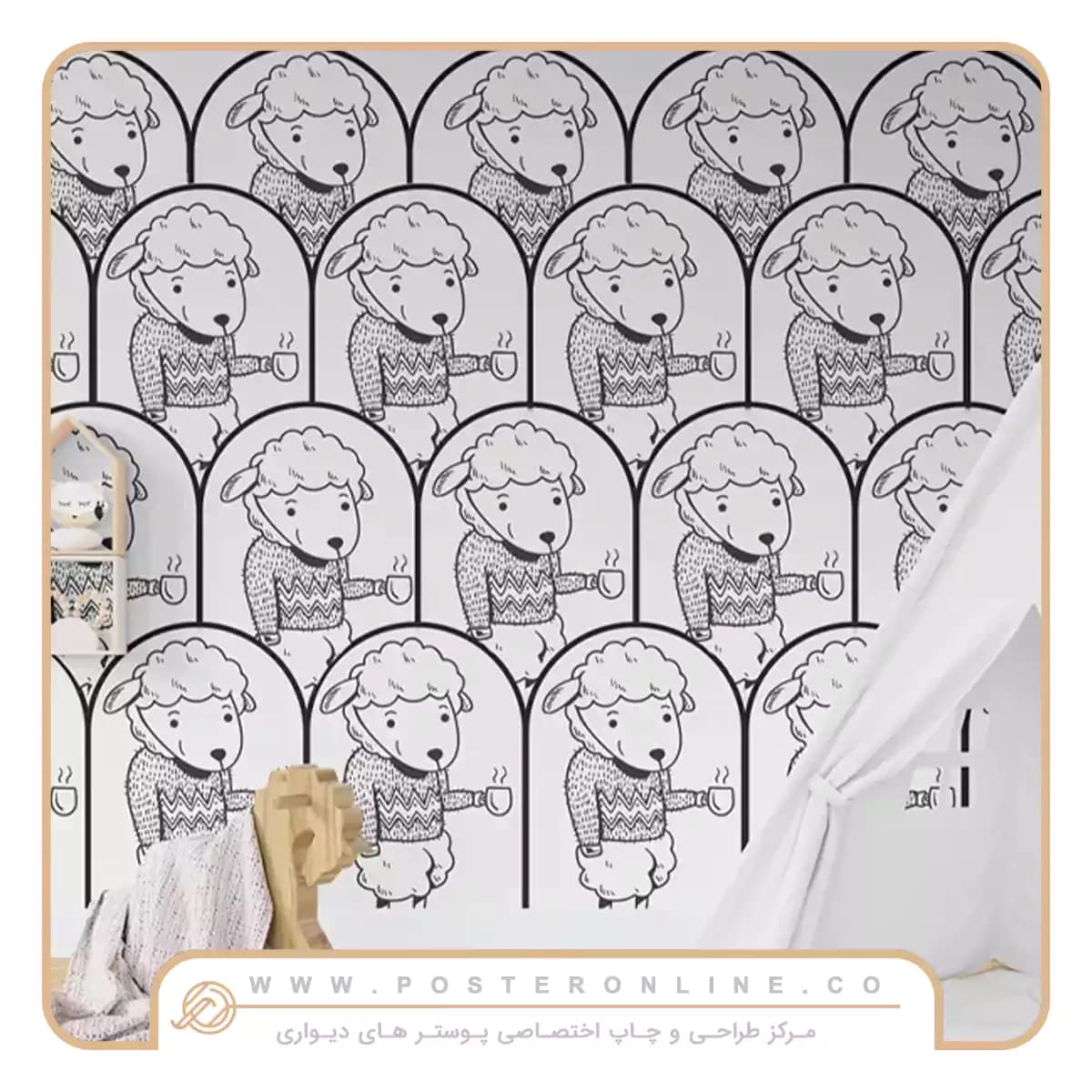 پوستر دیواری مینیمال کد mt-834001