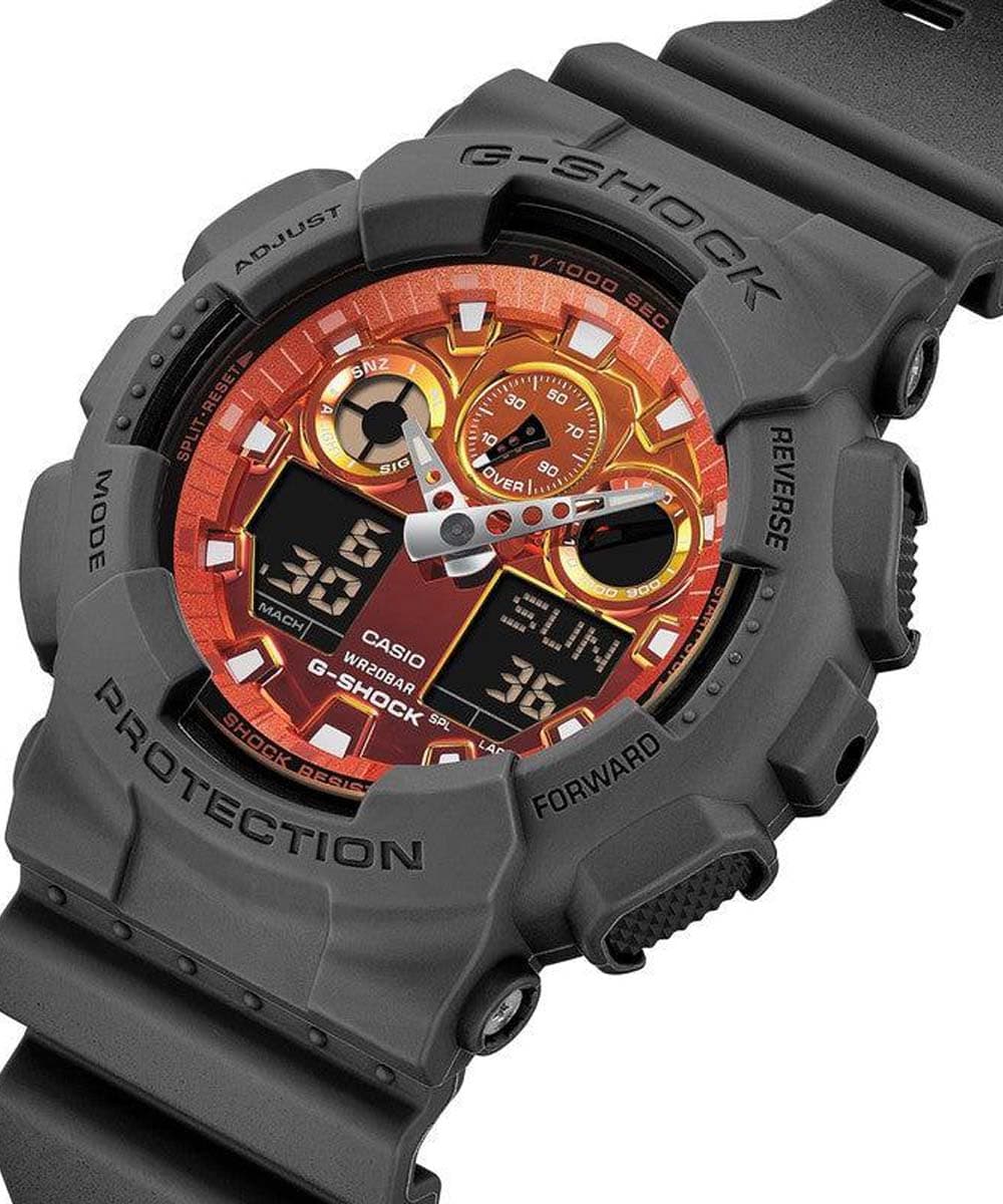 ساعت مچی مردانه کاسیو جی شاک مدل ‎GA-100FL-8ADR — تصویر ۲