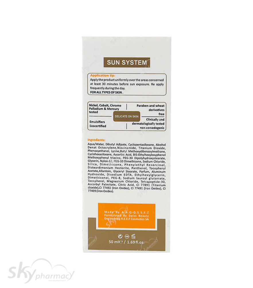 کرم ضد آفتاب بی رنگ اچ ال SPF50 حجم 50 میل — تصویر ۳