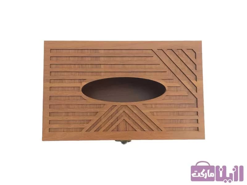 ست دستمال کاغذی و سطل عروس چوبی کد: 1108 — تصویر ۶