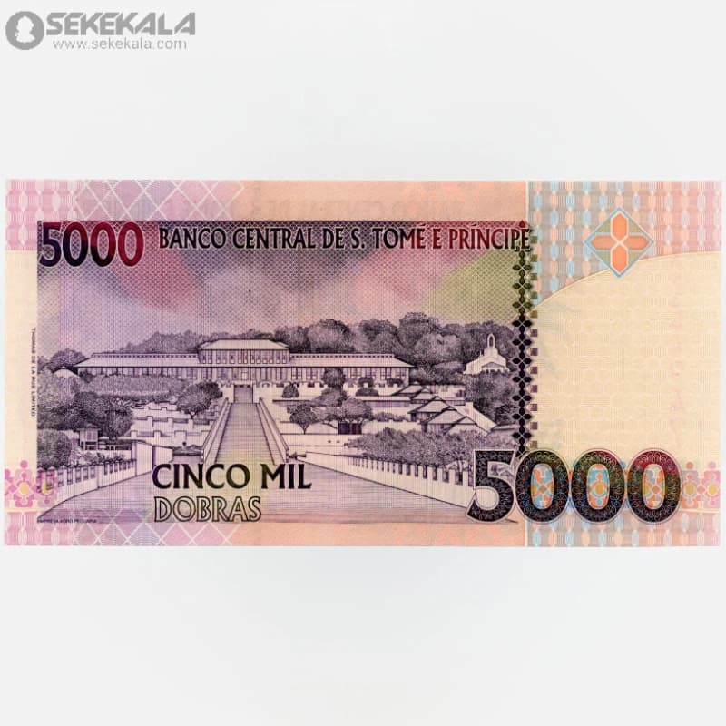 اسکناس 5000 دوبراس سائوتومه و پرنسیپ 2004 (UNC) — تصویر ۳