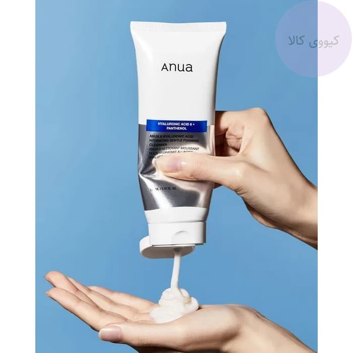 فوم شستشوی هیالورونیک اسید و پنتنول آنوا Anua آبرسان و تقویت کننده — تصویر ۶