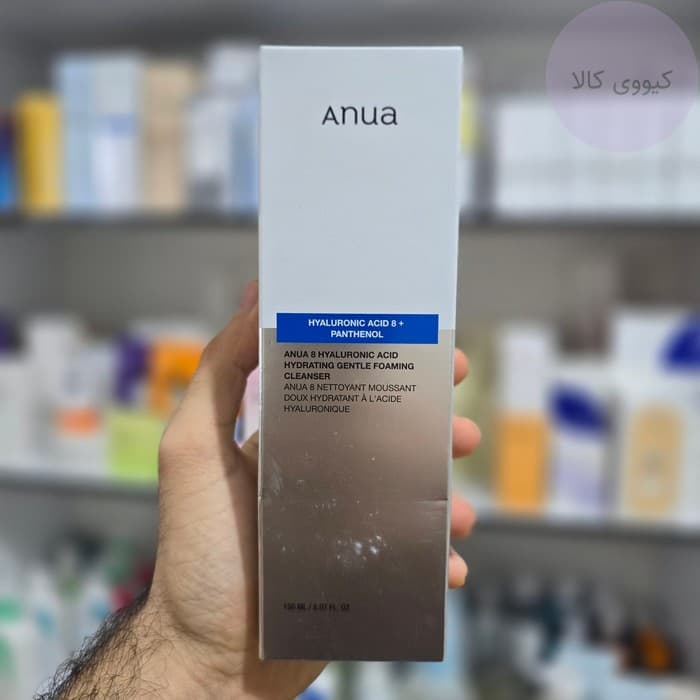 فوم شستشوی هیالورونیک اسید و پنتنول آنوا Anua آبرسان و تقویت کننده — تصویر ۳