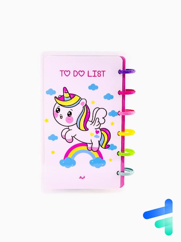 دفتر to do list طرح یونیکورن کد 91603