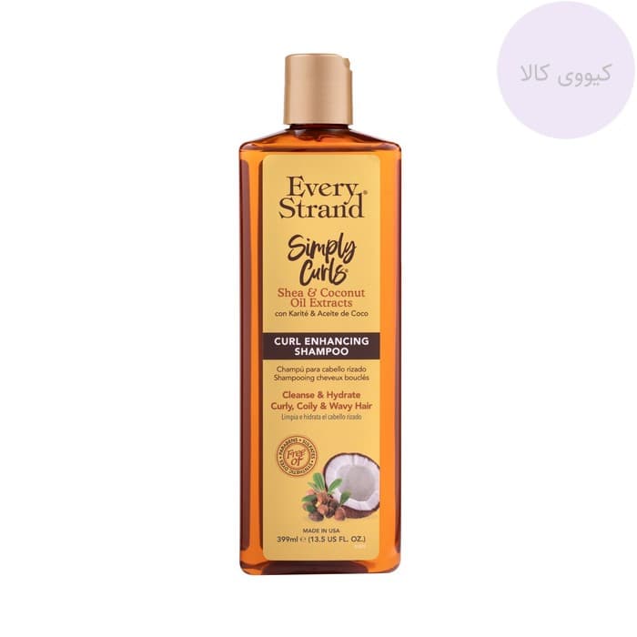 شامپو شی و روغن نارگیل اوری استرند Every Strand تقویت کننده موهای فر