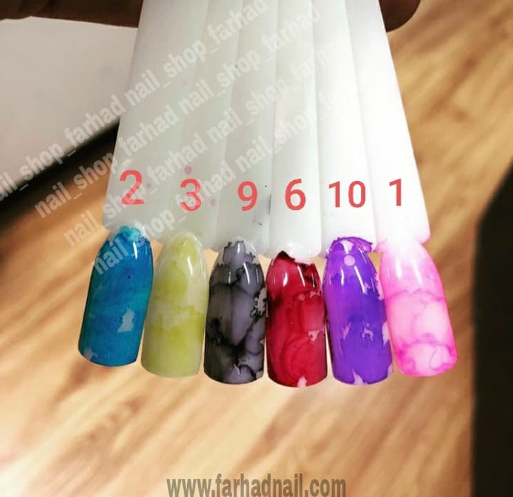 لاک آبرنگی ناخن