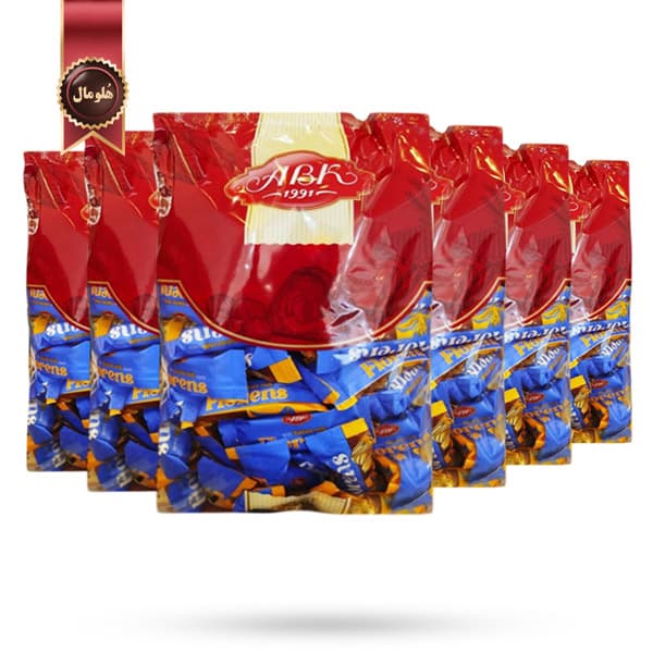 6 بسته شکلات پذیرایی فلورنس ای بی کی ABK Florens با طعم شیر برشته With Baked Milk Taste وزن یک کیلویی (اورجینال)