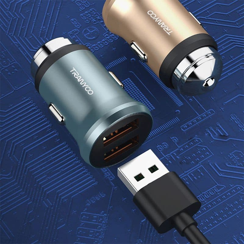 شارژر فندکی خودرو فست شارژ ترنیو TRANYOO C8 — تصویر ۸