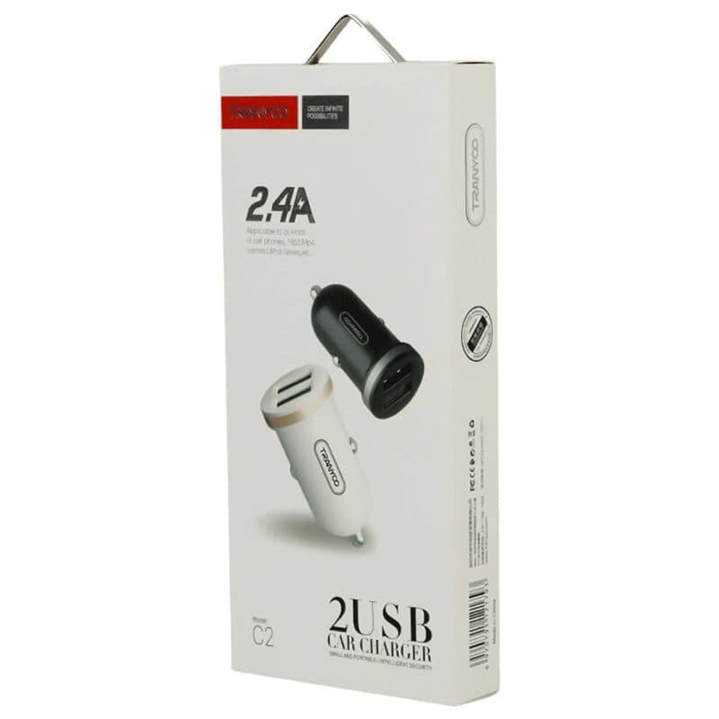 شارژر فندکی خودرو فست شارژ ترنیو TRANYOO C2 — تصویر ۳