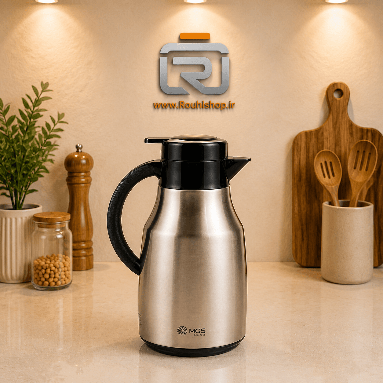 فلاکس 1.6 لیتر MGS (ام جی اس) بدنه استیل کلاغی