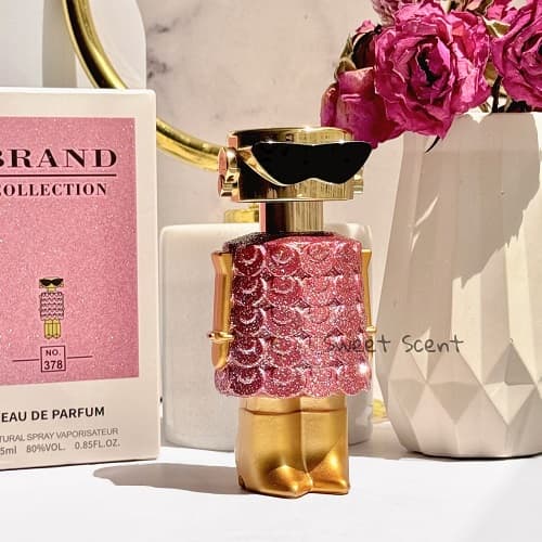 عطر ادکلن مینی پاکو رابان فیم بلومینگ پینک برند کالکشن | Paco Rabanne Fame Blooming Pink حجم 25 میل کد 378