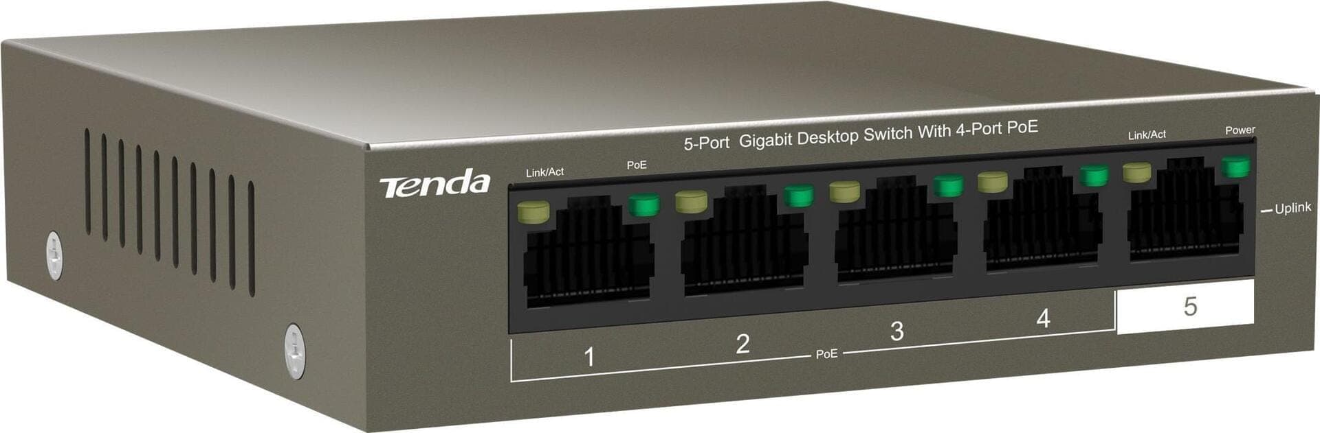 سوئیچ 5 پورت POE مدل TEG1105P-4-63W برند Tenda