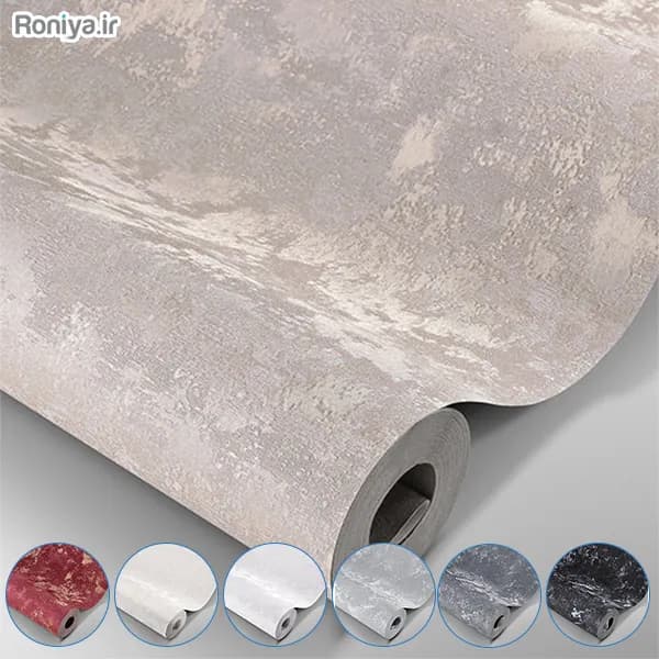 کاغذ دیواری ساده پتینه بدون شاین کد 00173 – در 10 رنگ مختلف