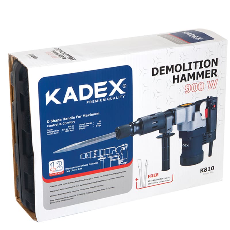 چکش تخریب 6 کیلویی کادکس Kadex مدل K810 — تصویر ۱۰