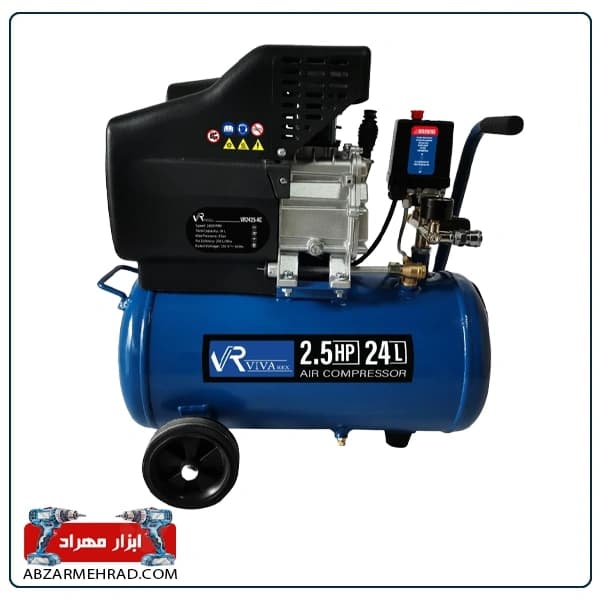 کمپرسور باد 24 لیتری روغنی ویوارکس مدل VR2425-AC — تصویر ۲