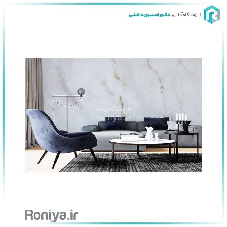 پوستر دیواری طرح سنگ مرمر سفیدCode-R-109