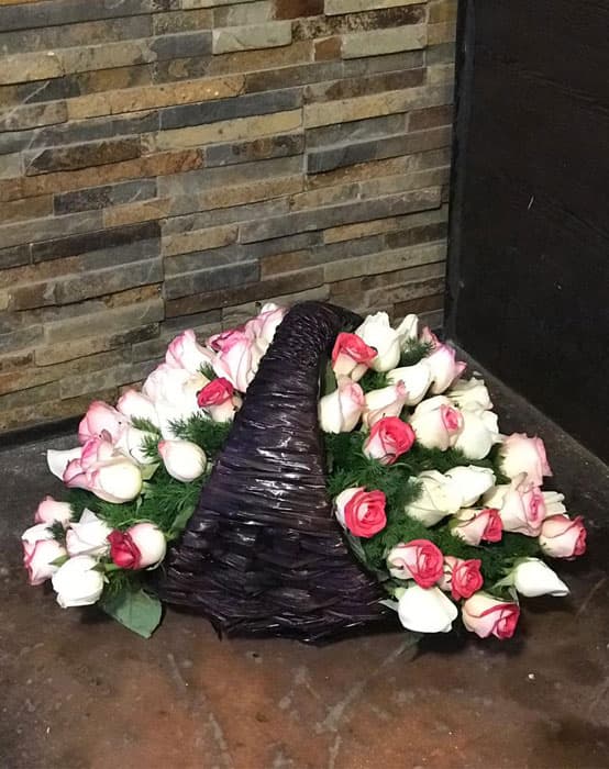 سبد گل گرد کد 812 — تصویر ۲