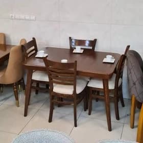 میز و صندلی ناهار خوری 4نفره مدل لهستانی مبلمان اورلین مدل 959385