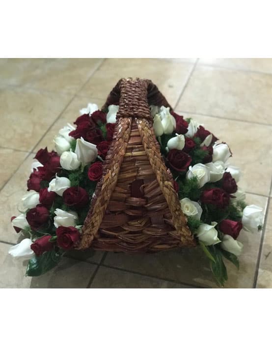 سبد گل گرد کد 793 — تصویر ۲