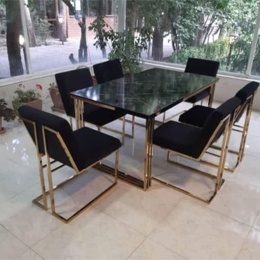 میز ناهارخوری غذاخوری نهارخوری مدل پایه 3 خط مبلمان اورلین مدل 959380
