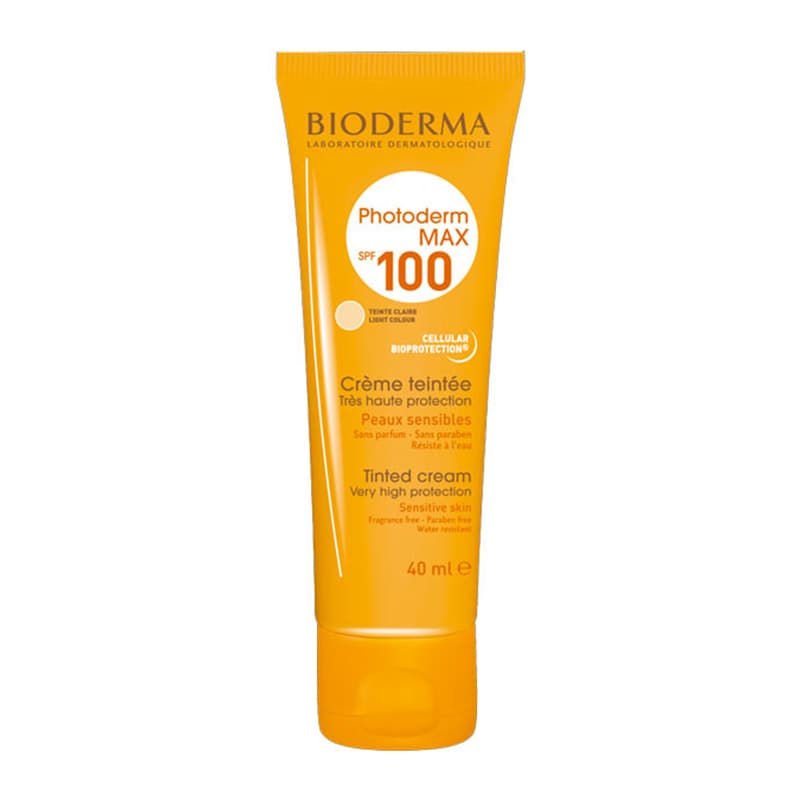 کرم ضد آفتاب بیودرما رنگی SPF 100