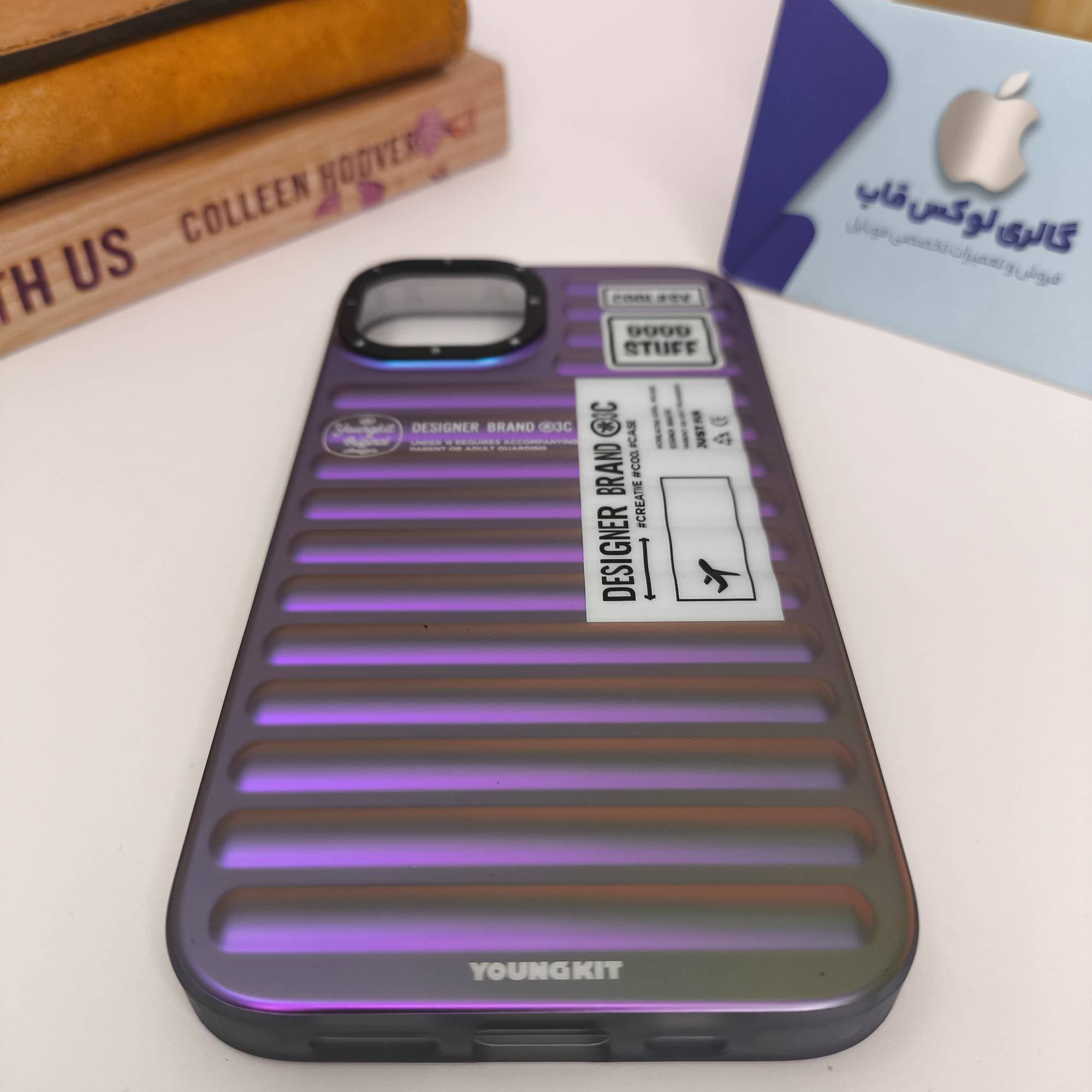 قاب Youngkit یانگ کیت The Secret Color بنفش برای آیفون 14پرومکس — تصویر ۴